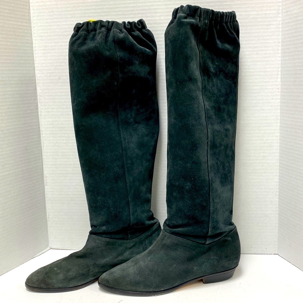 Andrew Geller Women’s Over The Knee Gray Suede Boots
